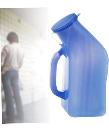 Urinal For Men Male Portable Urinal Pee Bottles Home Urinal Potty Thick Firm Urine Bottle with Lid for Men 1L - Buy Online on GoSupps.com