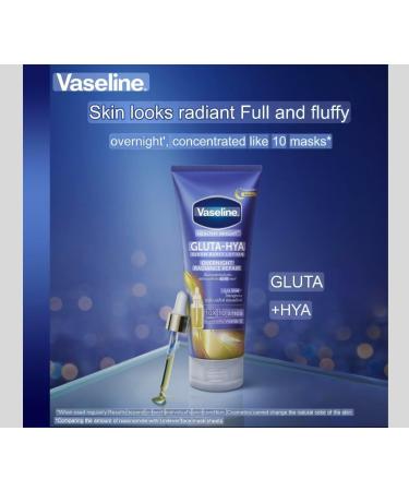 Vaseline Healthy Bright Gluta Hya Serum Burst Lotion Overnight Radiance Repair 300Ml. - Buy Online on GoSupps.com