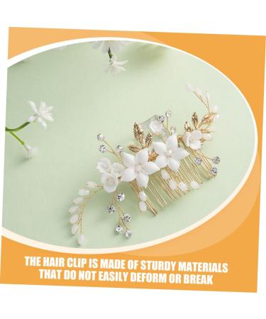FRCOLOR Bridal Headwear Metal Hair Comb Bridal Hair Clips Womens Headpiece Bride Hairpin Comb Clips for Hair Decorative Hair Combs Hair Comb Clips Wedding Hair Accessories for Bride - Buy Online on GoSupps.com
