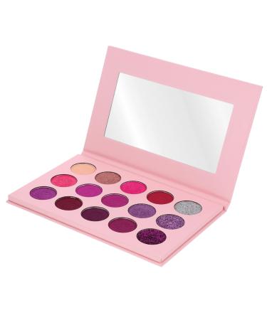 FOMIYES 2pcs 15 Eyeshadow Makeup Palette Powder Make up Kit Glitter Miss