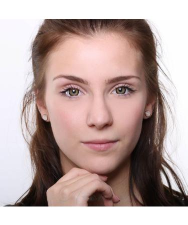 Matlens EOS Choco Circle Colored Contact Lenses - Big Eyes Effect | 2 Lenses + Case & 50ml Care Solution | 8.8mm Base Curve -4.25 Diopter - Buy Online on GoSupps.com
