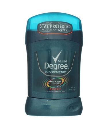 Degree Deodorant 1.7 Ounce Mens Sport (50ml) (3 Pack)