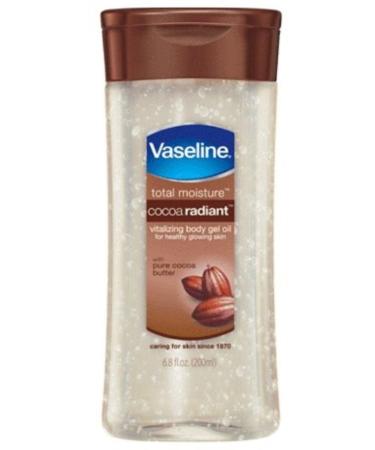 Vaseline Body Oil Vitalizing Gel Cocoa Butter 6.80 oz (Pack of 5)