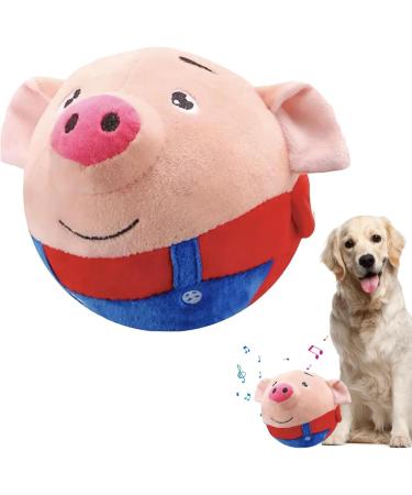 UNNIQ dog ball dog toy food ball active moving pet plush toy singing mobile pet toy (B)
