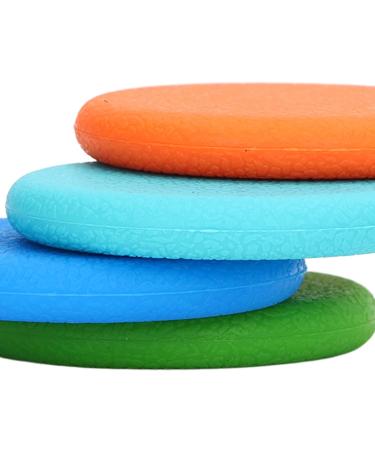 4PC Infant Tooth Toys - Soothing Silicone Chewing Rings for Gums | Sensory Caustle Bright Colors - Baby Teething Relief - Buy Online on GoSupps.com