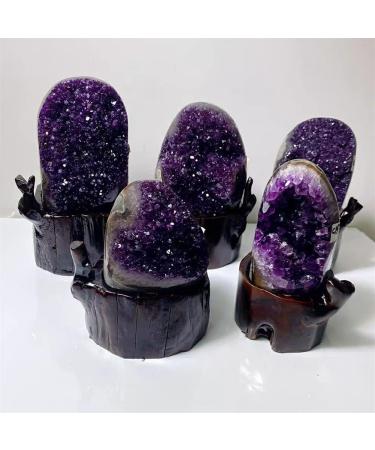 Natural Crystal Rough 1pcs Natural Amethyst Geode Quartz Cluster Crystal Specimen EnergyStone Crystals Full of Texture 800-1000g - Buy Online on GoSupps.com