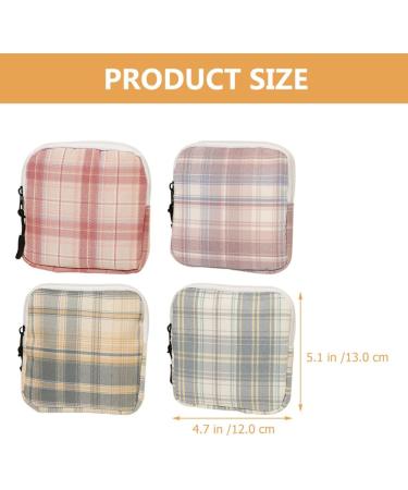 Healifty Menstrual Cup & Sanitary Pads Storage Bags - Set of 4 | Menstrual Pad Pouch for Women & Girls - Buy Online on GoSupps.com