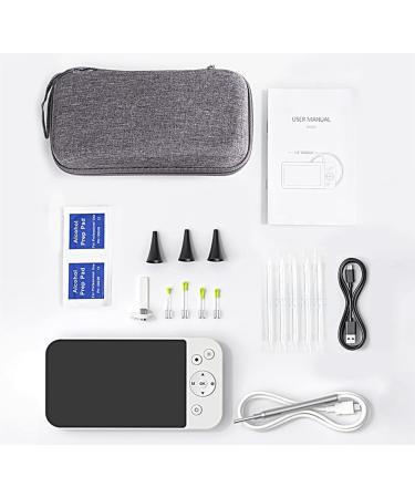 QIYUDS Ear Wax Removal Endoscope Tool | 3.9mm Diameter, 6 LED Lights, Easy to Use | Kids/Adults/Pets - Buy Online on GoSupps.com
