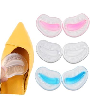 FRCOLOR 3 Pairs High Heel Insoles - Gel Bunion Pads & Reflexology Silicone Half Insoles for Comfort - Shop Internationally - Buy Online on GoSupps.com