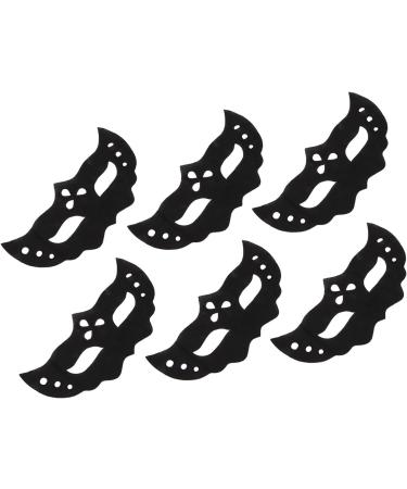 100 Pieces Eye Mask Paper for Diy Double Connected for Beauty Eye Wet Compress Sheet Disposable Non Woven Fabric Hydrating Cotton Paste Black Masks - Buy Online on GoSupps.com