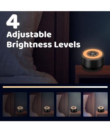 Sleepbox Sound White Noise Machine | 25 Soothing Sounds, 10 Colors Night Light | Baby, Kids, Adults, Seniors | 32 Volume Levels, 5 Timer, Memory Function | Black - Buy Online on GoSupps.com