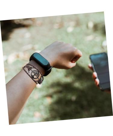 ABOOFAN 3 Pcs Christmas Tree Leather Bracelet Boyfriend Bracelets Braided Wrist Rings Braided Bracelets Couple Bracelet Vintage Bracelet Pendant Lovers Multi-layer Artificial Leather - Buy Online on GoSupps.com