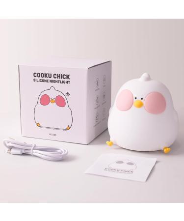 Attivolife Cute Chicken Night Light - Touch Dimmable, 7 Colors, Timer, USB Rechargeable LED Lamp for Kids - Perfect Birthday & Christmas Gift for Baby Girl or Boy - Buy Online on GoSupps.com
