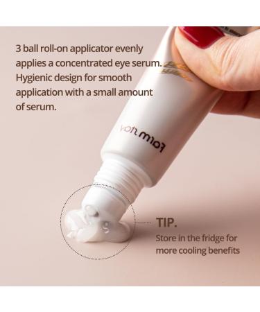 Farmstay Rice & Bifida Premium Rolling Eye Serum with Niacinamide Dark Spot Remover Correcting Cooling & Soothing Eye Cream for Puffy for Women & Men Korean Skin Care 0.84 fl. oz. - Buy Online on GoSupps.com