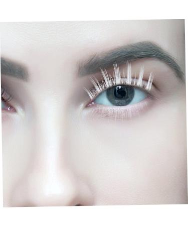 HAPINARY 2 Pairs White False Eyelashes Fake Eyelashes Fake Lashes Makeup Supplies Makeup False Eyelashes Performance Makeup Eyelashes Women Eyelashes Cosmetics Chemical Fiber Japanese Miss - Buy Online on GoSupps.com