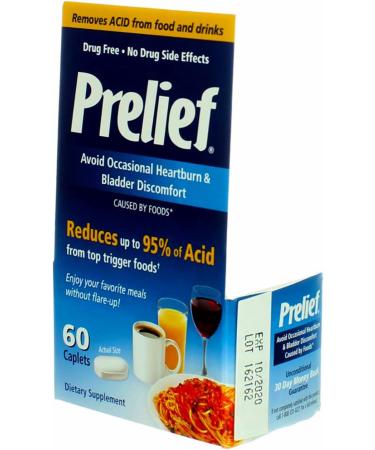 Prelief 60 Caplets - Fast-Acting Relief for Digestive Discomfort - Buy Online on GoSupps.com