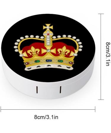 Portable Crown Jewel Contact Lens Travel Kit | Cute Contact Box with Mirror for Daily Outdoor Use - International Shipping - Buy Online on GoSupps.com