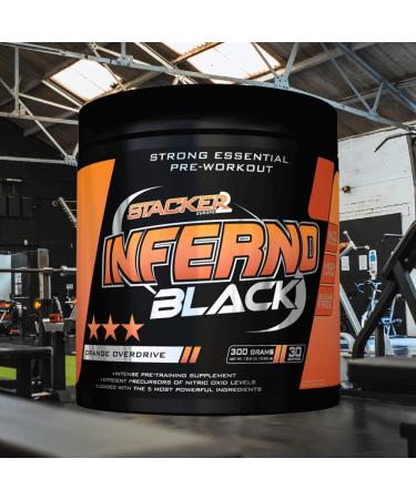 Inferno Black 30 Servings - Premium Orange Flavor | International Shipping Available - Buy Online on GoSupps.com