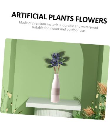 Zerodeko 15 Pcs Artificial Berry Cuttings Artificial Berry Stem Decoration Fake Berry Faux Greenery Garland Faux Floral Artificial Berry Picks Blue Decorations Plant Iron Branch Christmas Dark Bluex3pcs 18X7.5X3CMx3pcs - Buy Online on GoSupps.com
