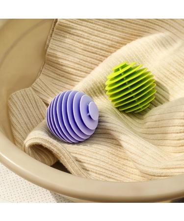 LAKYMIE Tumble Dryer Balls Laundry Balls Reusable Washing Balls Silicone Dryer Balls for Speeding Drying and Reducing Creases for Clothes Pack of 4 - Buy Online on GoSupps.com