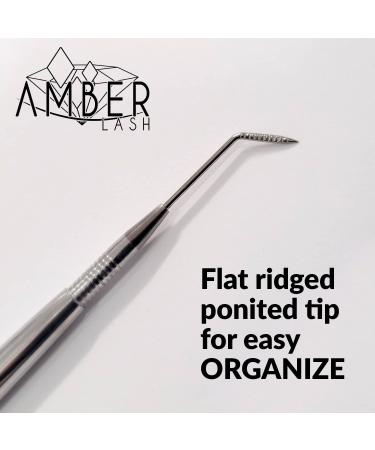 Stainless Steel Amber Lash Lift Perm Tool with Separation Comb Stick - Eyelash Extensions Supplies - Buy Online on GoSupps.com