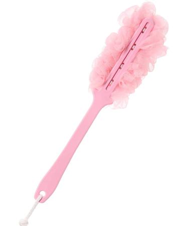 Prozklves Long Handle Back Scrubber - Soft Exfoliating Bath Brush for Men & Women (Light Pink) - Buy Online on GoSupps.com