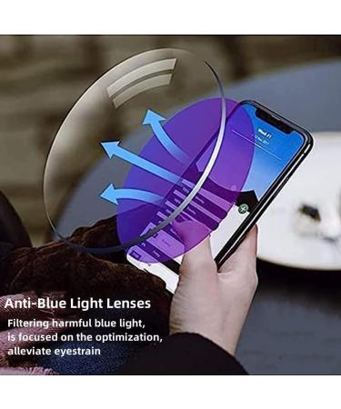 Men's Sports Ultra-Light Anti-Blue Light Glasses | High Definition Presbyopic Cycling Glasses (+1.00 Orange) with Case & Accessories - Buy Online on GoSupps.com