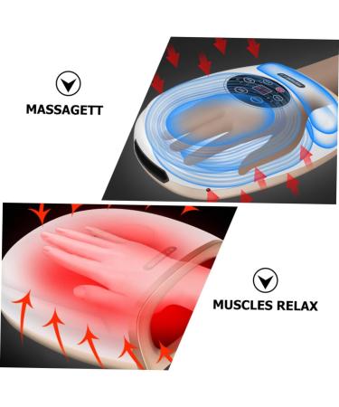 CLISPEED Hand Massager - Rechargeable White Plastic 26x21cm - Perfect for Relaxation & Pain Relief | International Shipping Available - Buy Online on GoSupps.com