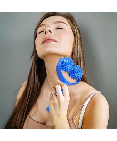 Simmpu Massage Roller with 2 Massage Balls - Relieve Muscle Pain in Legs Back Arms & Shoulders | International Shipping Available - Buy Online on GoSupps.com
