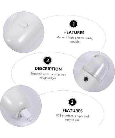 BIUDECO 1 Set Spray Hydrating Apparatus Portable Humidifer Facial Water Sprayer Handheld Lash Plastic White - Buy Online on GoSupps.com