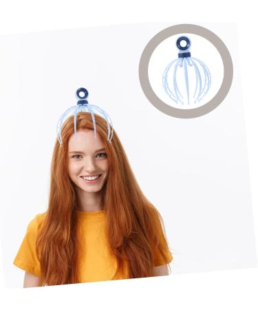 Buy Oatipho Tiger Band Head Massage Device - Claw Style Scalp Tool for Ultimate Head Care | Plastic Design with Steel Ball Extender 21x15x15cm Blue | International Shipping Available - Buy Online on GoSupps.com