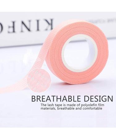 TEOYALL 6 Rolls Eyelash Tape Adhesive Lash Extension Tape Breathable Micropore Fabric Tape Lash Extensions Supplies (Pink) #1 Pink - Buy Online on GoSupps.com