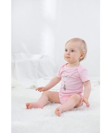 MAMIMAKA Baby Bodysuits and Pants Set - Short Sleeve Onesies for Baby Boys and Girls - Size 6-9 Months - Buy Online on GoSupps.com