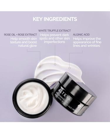 Alteya Organics Face Cream - Certified Organic Rose Otto Moisturizer (1.7 Fl Oz) | Award-Winning Skin Care with Bulgarian Rose Oil - Buy Online on GoSupps.com