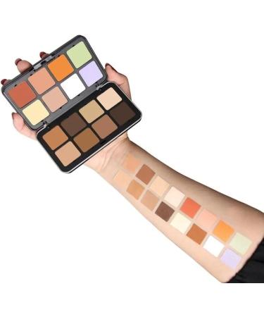 Cream Makeup Palette Cream Concealer Palette Concealing Palette16 Colors Contour Concealer Cream Contouring Contour Palette Face Highlighter Makeup for Beginners - Buy Online on GoSupps.com