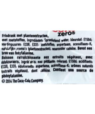  Coca-Cola Coca-Cola Zero for younger children 24 x 150ml sugar-free. Ideal for travel school or work. - Buy Online on GoSupps.com