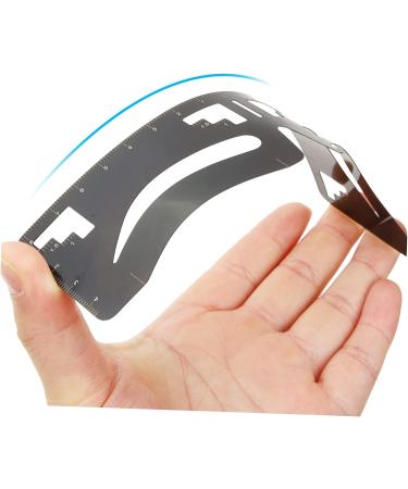FOMIYES 8 Pcs Eyebrow Ruler Makeup Stencil Makeup Stuff Tool Brow Shaping Stencil Sticker Eyebrow Trimming - Buy Online on GoSupps.com