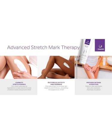 Advanced Stretch Mark Therapy Cream - Natural Ingredients for Firmer Skin Prevention & Healing - 4.2oz for Men & Women - Buy Online on GoSupps.com