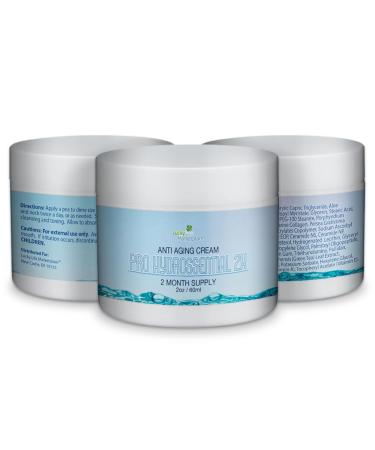 Pro Hydrossential 2x Anti Aging Cream - 2 Month Supply | Moisture Lock with Ceramides - Reduce Wrinkles Redness & Age Spots - Best Face Cream for Youthful Skin - Buy Online on GoSupps.com