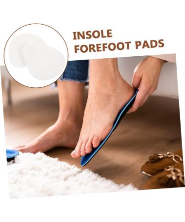 FOMIYES 25 Pairs Orthotic Forefoot Half Size Pads - Dancer & Ladies Pumps Shoe Inserts - White Adhesive Footpads for Comfort & Support - Buy Online on GoSupps.com
