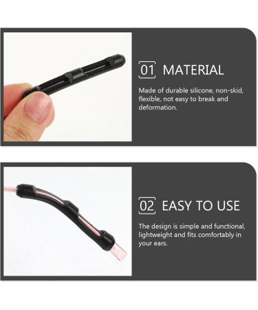 Healvian 10 Pairs Slipproof Silicone Glasses Holders Small Ears Ear Hooks & Sports Glasses Brackets | Ultimate Comfort & Secure Fit - Buy Online on GoSupps.com