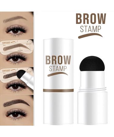 Waterproof Eyebrow Stamps & Template Set - 10 Reusable Dark Brown Kits for Perfect Eyebrows - International Shipping Available - Buy Online on GoSupps.com