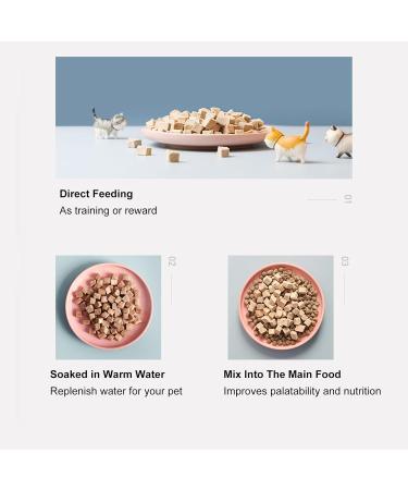OKJHFD 50g Freeze-Dried Spring Fish Pet Snacks High Protein Low Fat Freeze-Dried Full-Seeded Spring Fish Snacks Healthy Training Reward Snacks for Cats and Dogs - Buy Online on GoSupps.com