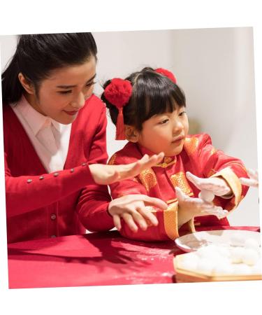 minkissy 9 Pairs Tassel Hair Ball Hair Clip Girl Hair Accessories Hair Barrettes for Thick Hair Chinese New Year Hair Barrettes Red Long Tassels Flower Head Artificial Fur Girl Child - Buy Online on GoSupps.com