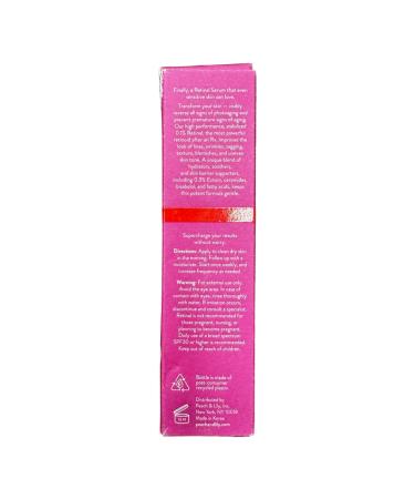 PEACH & LILY Retinal For All Renewing Serum - Anti-Aging Smooths Lifts & Brightens | 0.1% Retinal & 0.3% Ectoin | 30ml - Buy Online on GoSupps.com