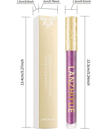 Glitter Liquid Eyeshadow | Body Glitter Gel - Waterproof Long Lasting Shimmer Eyes Lips Holographic Cosmetic Grade Concert Festival Accessories Frifer 11# - Buy Online on GoSupps.com