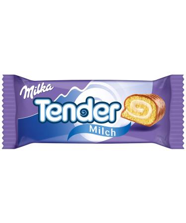 Buy Milka Tender Milk Sponge Rolls - 21 x 37g Milk Cream & Chocolate | International Shipping Available - Buy Online on GoSupps.com