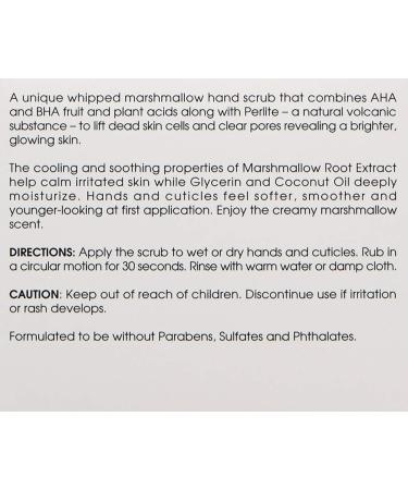 Deborah Lippmann Marshmallow Hand Exfoliator | Creamy Marshmallow Scent | 2.5 Oz - Buy Online on GoSupps.com