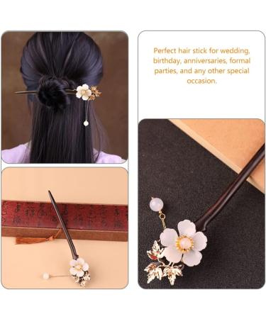 LALAFINA Antique Hair Clasp Hair Clasp Hair Styling Accessories Hairpins Hair for Women Bride Hair Clip Bridal Hair Clip Japanese Hairpin Floral Modeling Miss Glass Tassel Hair - Buy Online on GoSupps.com
