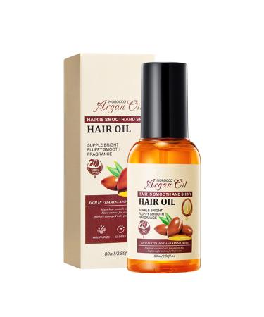 Organic Argan Oil for Hair Hair Growth Oil Natural Cold Pressed Carrier Oil Argan Oil Hair Oil for Shine and Frizz Control Repairing Moisturises Dry & Damaged Hair Strengthen All Hair Types